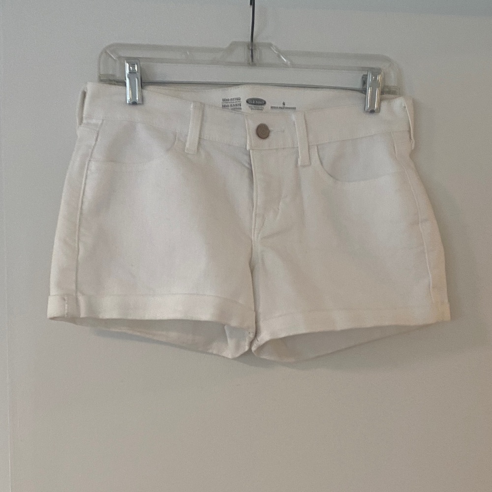 Old Navy Women's Cream Jean Shorts